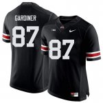 Men's Ohio State Buckeyes #87 Ellijah Gardiner Black Nike NCAA College Football Jersey Super Deals FHK0044OZ